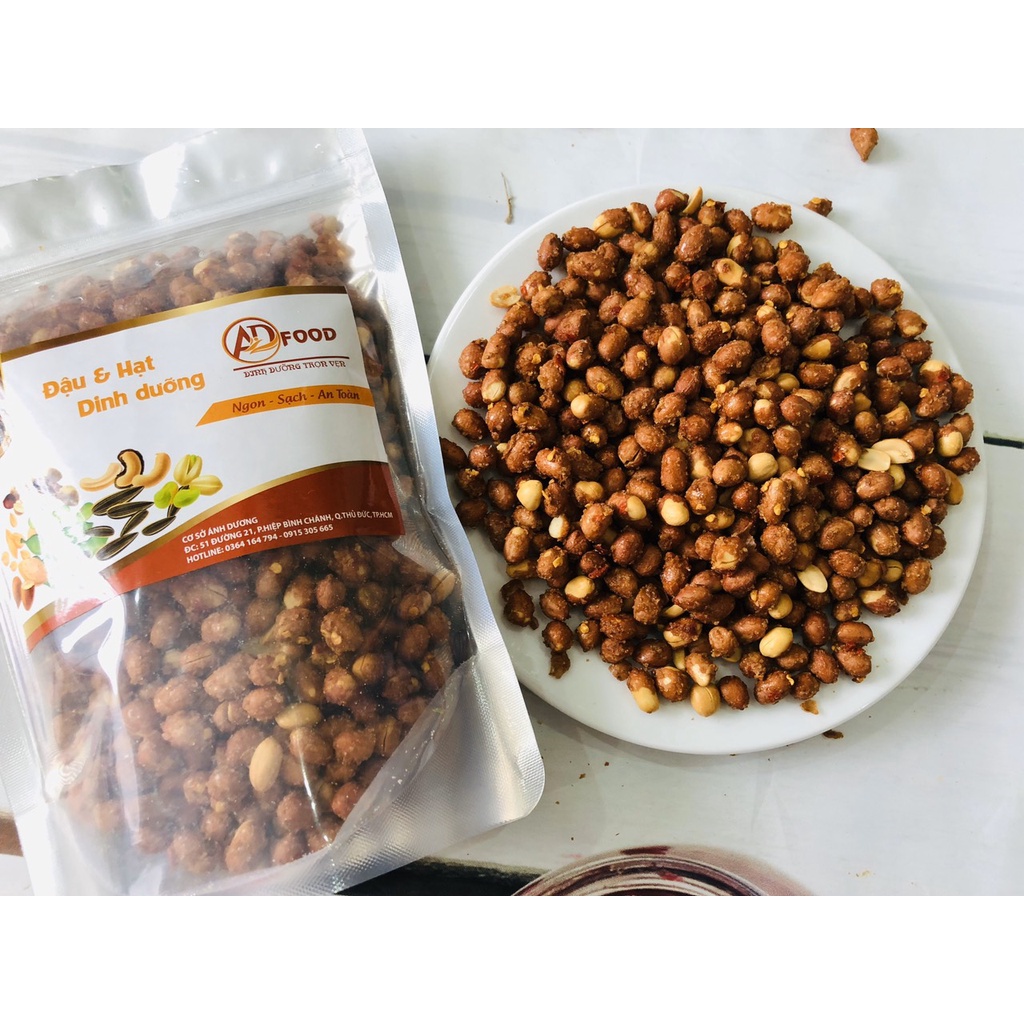 combo 500g đậu phộng tỏi ớt +500g đậu Hà Lan Rang Muối cực ngon