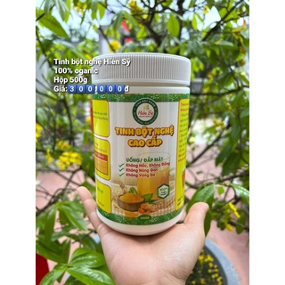 TINH BỘT NGHỆ CAO CẤP HIỀN SỸ (Organic)