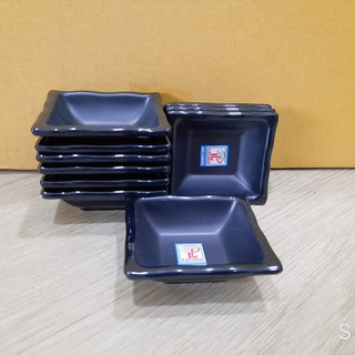 Combo 5 Chén Nước Chấm Vuông Đen Nhám -CC41N