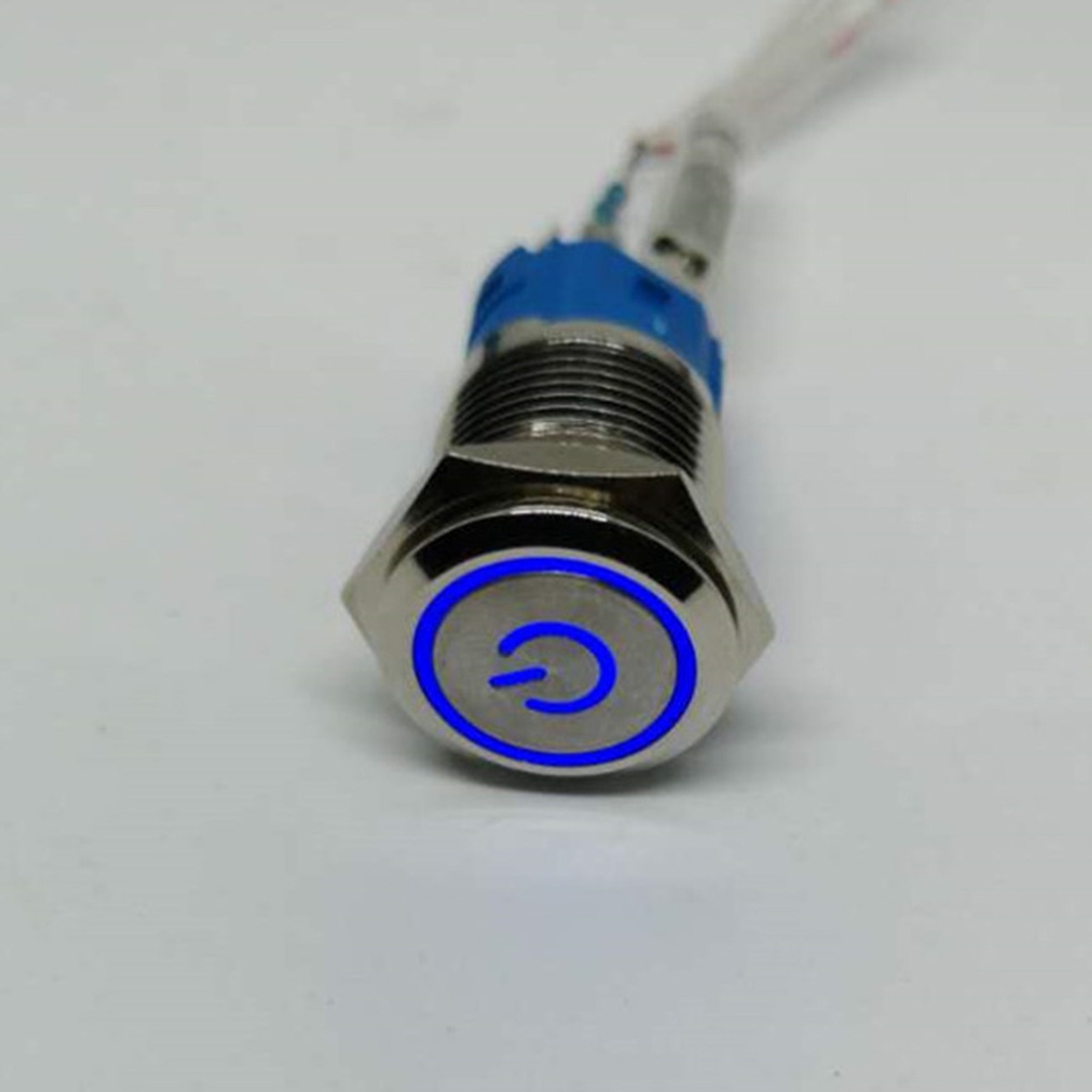 Công tắc đèn LED tự khóa 16mm chống thấm nước