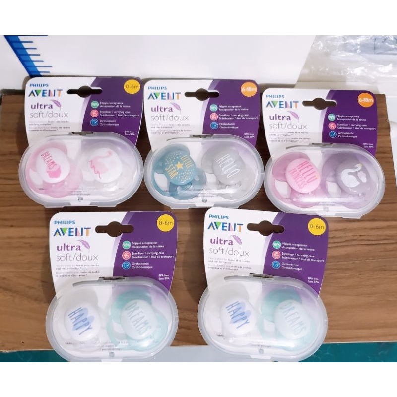 Ti giả chỉnh nha Avent Ultra Soft /air 0-6 tháng