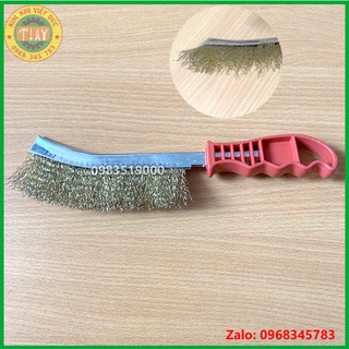 Bàn chải sắt đánh rỉ màu đỏ