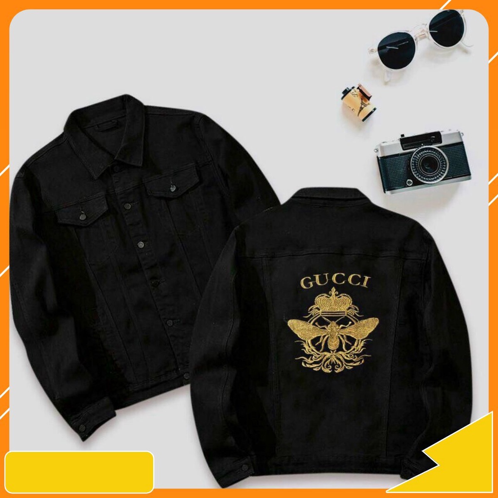 Áo Khoác Jean Nam-Áo Khoác Rin Chất Bò Cao Cấp GH211