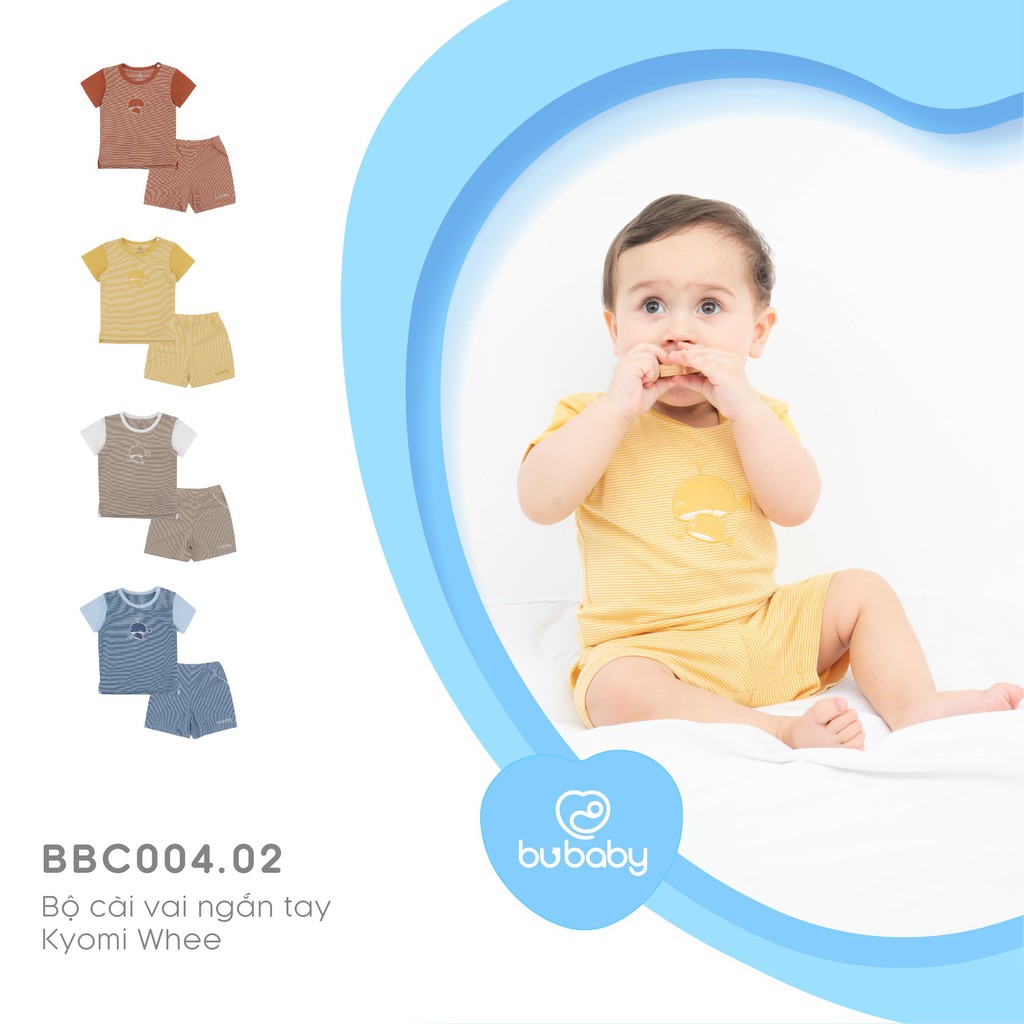 [BUBABY]Bộ cài vai ngắn tay - Kyomi Whee