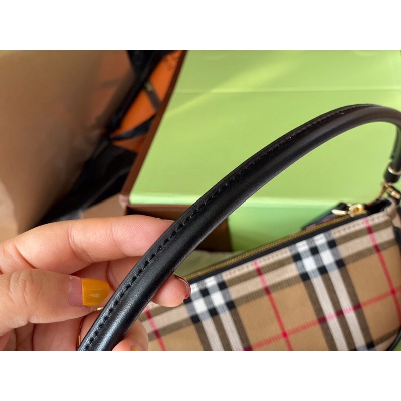 Túi xách bbr kẹp nách dáng thuyền sz 20 hàng siêu nét