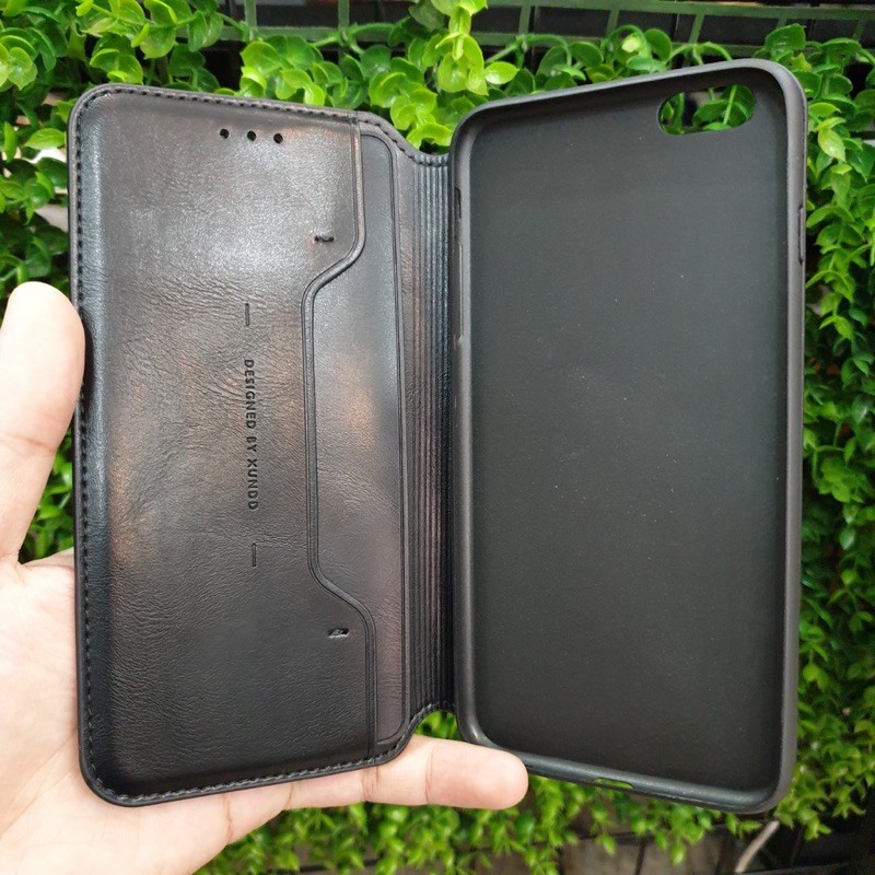 Bao Da Ví Có Ngăn Cài Thẻ Iphone Từ 7 Plus Đến 15 Pro Max Hãng XUNDD Bền Đẹp Sang Trọng