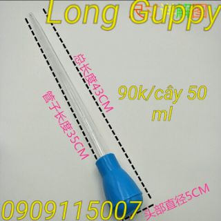 Cây hút cặn 50ml dành cho hồ cá