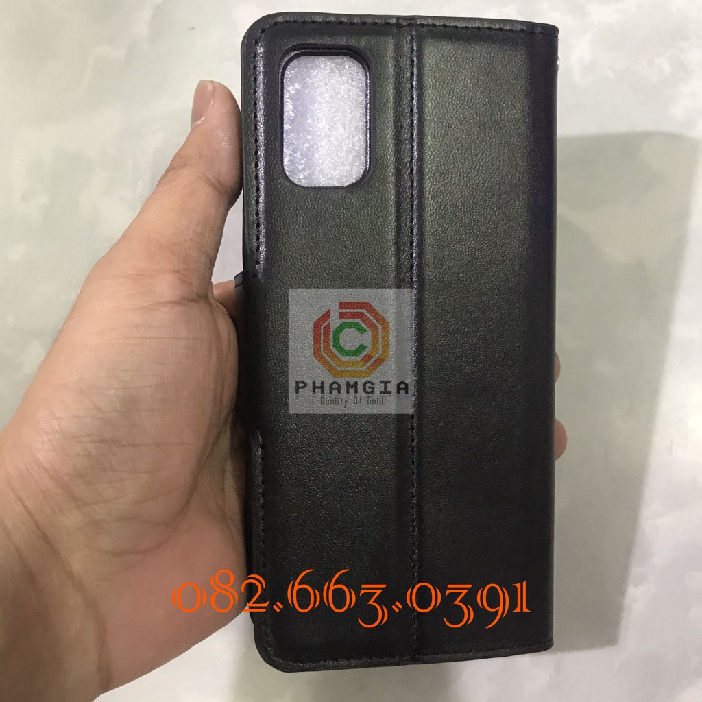 Bao da Samsung M51 chất liệu da sang trọng, có ngăn đựng thẻ siêu tiện lợi | BigBuy360 - bigbuy360.vn