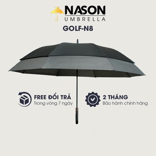 Mua Dù Golf 2 tầng cao cấp Nason Umbrella Golf-N8 tự động mở một chiều tay cầm nhựa cao su cao cấp 27 icnh