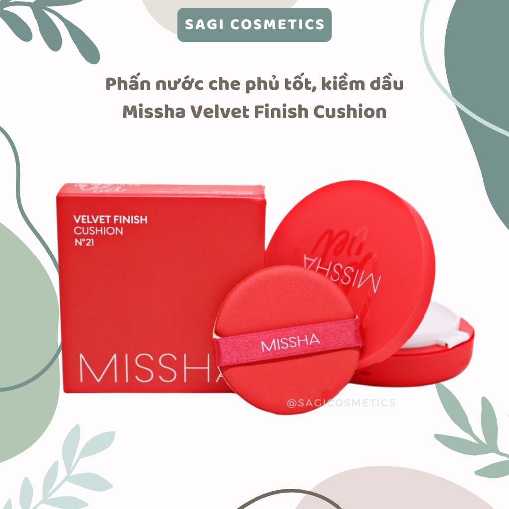 Phấn nước Missha Velvet Finish Cushion Spf50/PA++