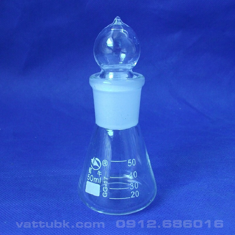 Bình tam giác có nút nhám 50ml