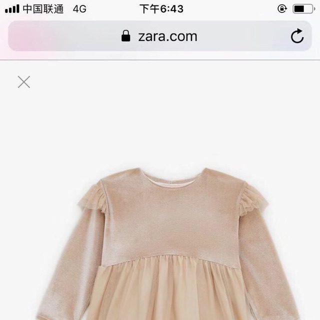 Combo váy Zara bé gái