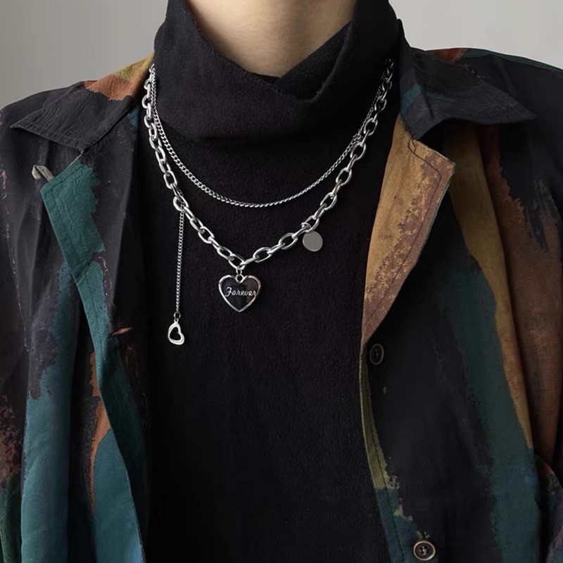 Vòng cổ Mặt Trái Tim/Bướm Đính Ngọc Trai/Đá Thời Trang Hàn Quốc Cho Nữ