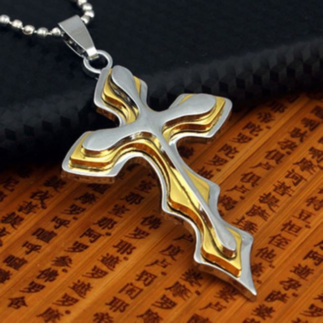 Dây chuyền nam thánh giá phong cách Hàn Quốc