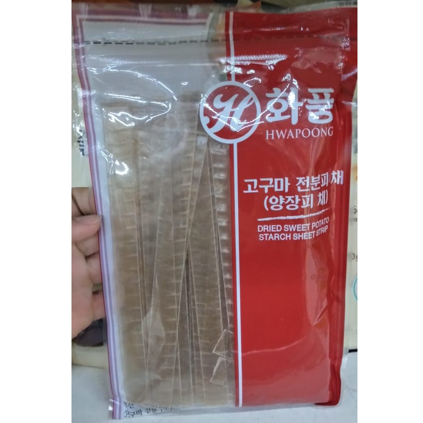 Bánh đa cắt sẵn ăn gỏi cuốn hàn quốc 250g. 양장피 채