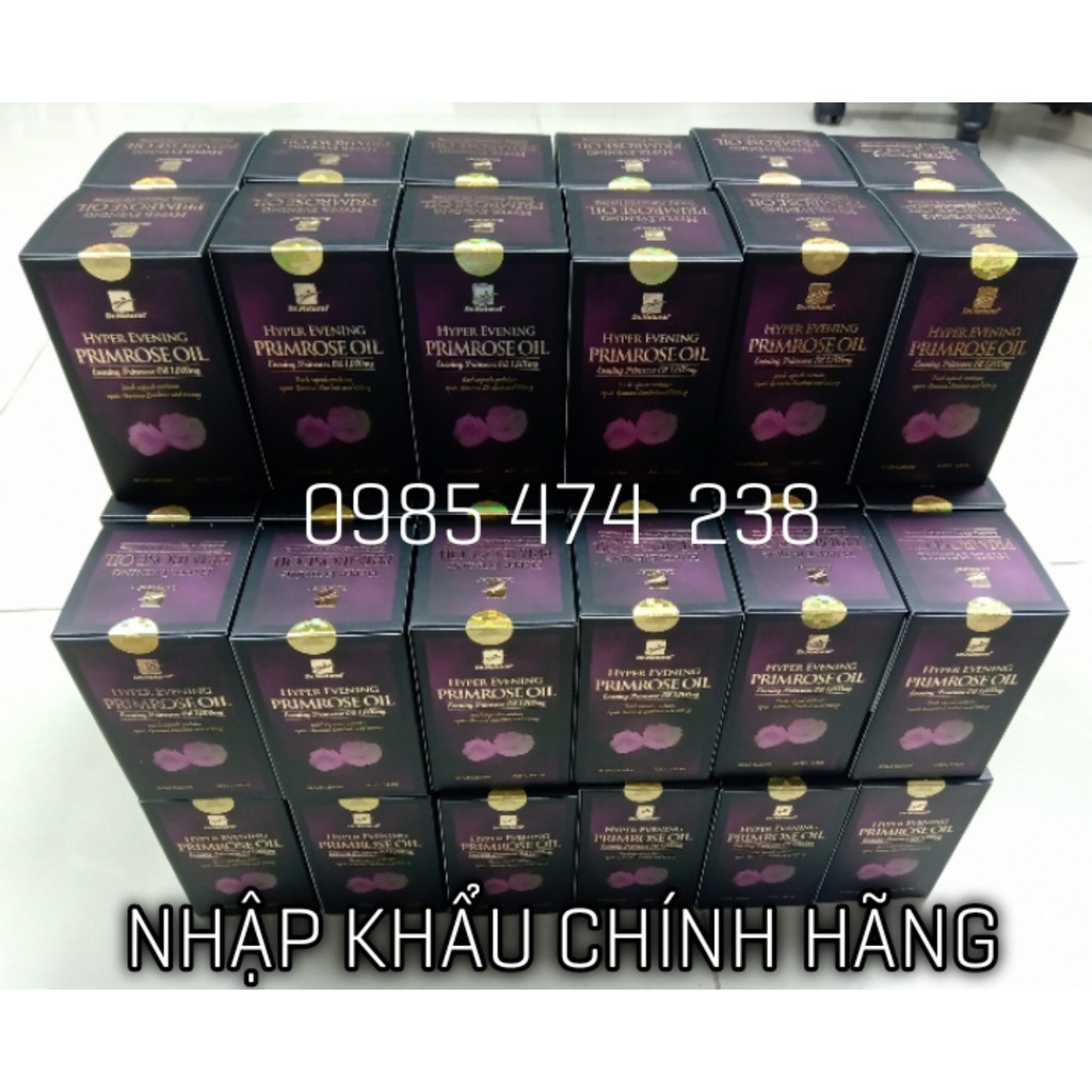 [ DÙNG THỬ ] Viên uống bổ sung nội tiết tố nữ Dr Natural Hyper Evening Primrose Oil 1000mg- Tách sét 60 viên