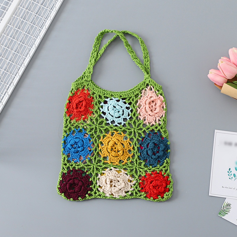 Túi Xách Đan Len Phong Cách Đồng Quê Thời Trang Cho Nữ