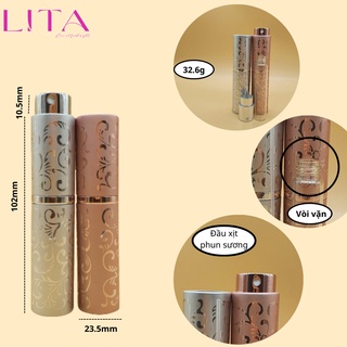 Chai đựng nước hoa/ Chai chiết 10ml/ Chai chiết đẹp/ Chai chiết vỏ nhôm