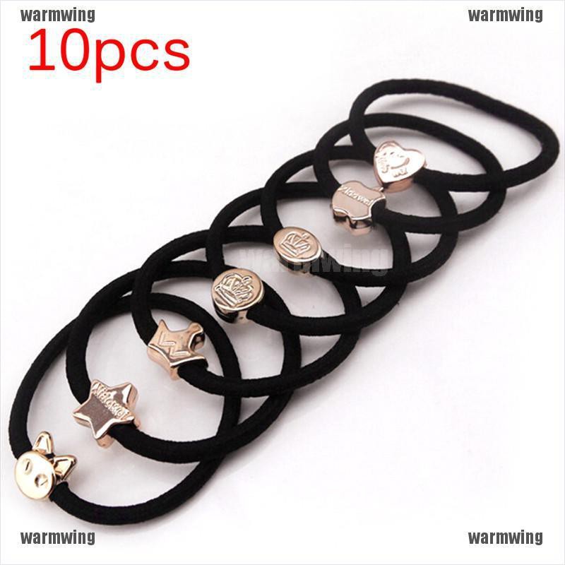 Set 10 Dây Cột Tóc Co Giãn Thời Trang Cho Nữ
