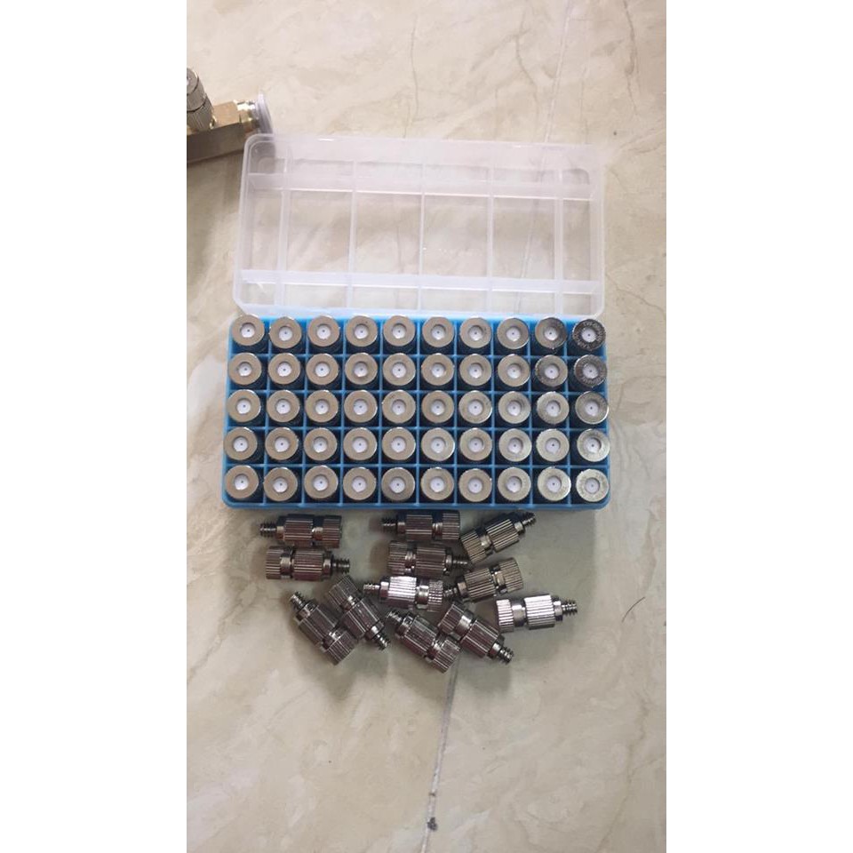 Đầu béc phun sương bằng inox số 1.2.3.6