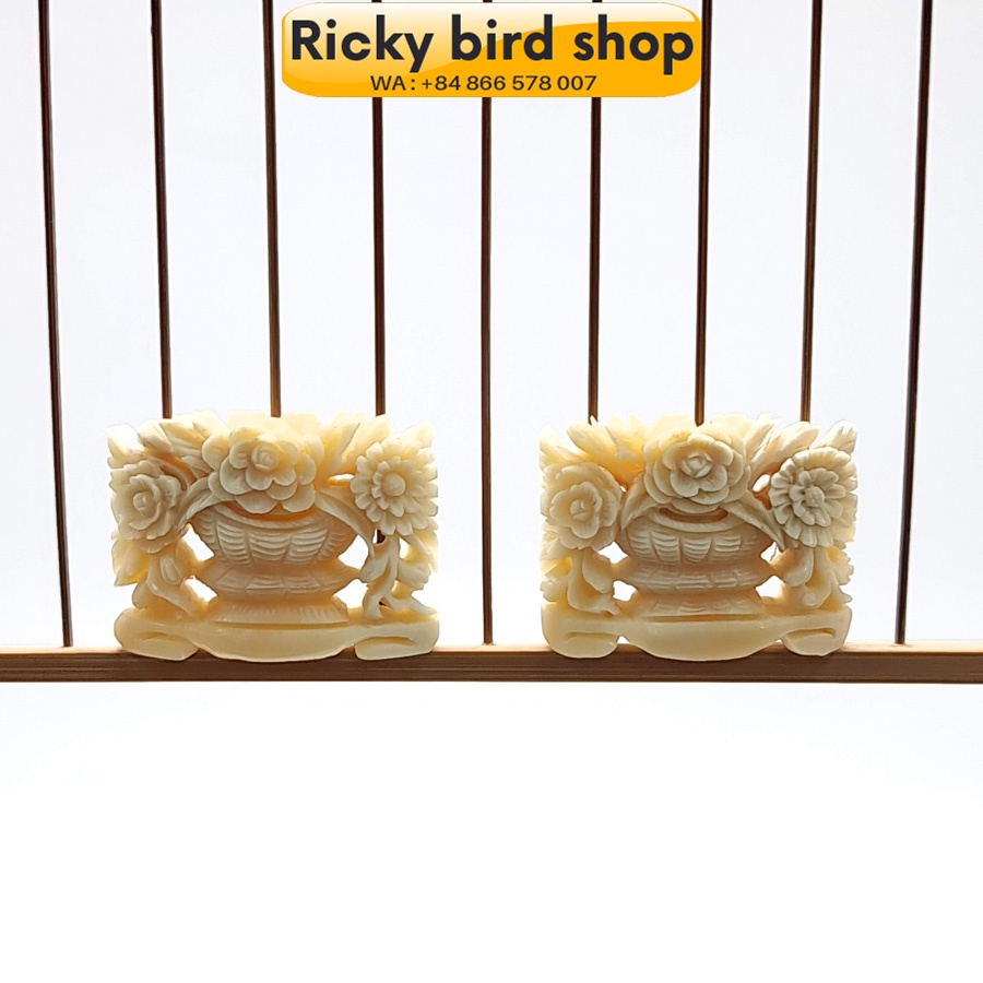 Gối cầu, bợ cầu cho lồng khuyên - Chạm nhiều tích đẹp