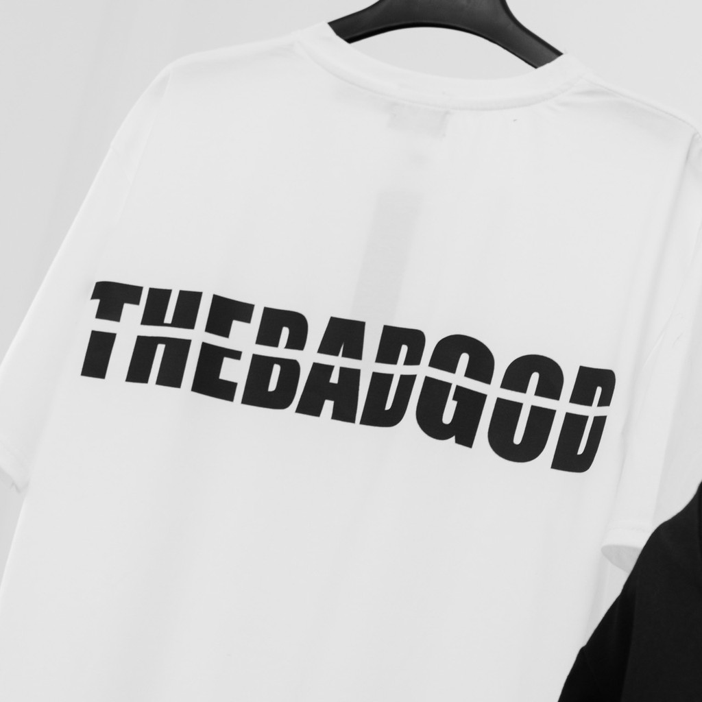 Áo thun tay lỡ The Bad God Dash Tee gạch ngang form nam nữ oversize unisex