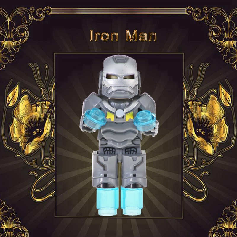 Đồ Chơi Lắp Ráp Mô Hình Nhân Vật Iron Man Stan Lee War