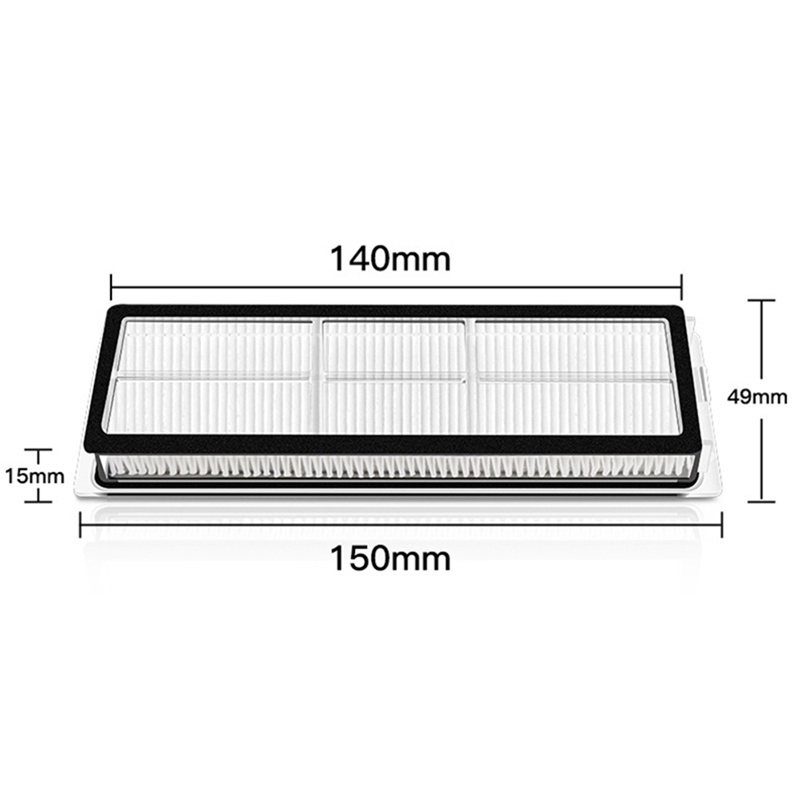 Bộ Phụ Tùng Tấm Lọc HEPA Và Chổi Bên Cho Máy Hút Bụi Xiaomi Dreame Bot W10