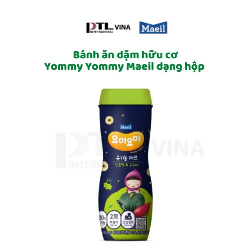 Bánh Ăn Dặm Hữu Cơ dạng hộp Yommy Yommy Hàn Quốc