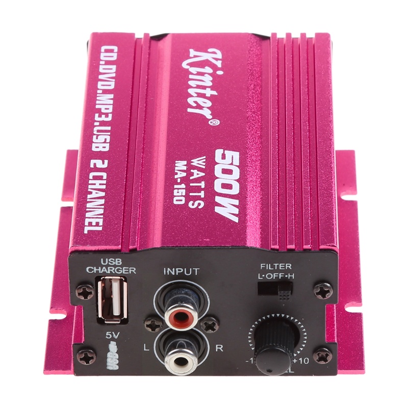 Bộ Khuếch Đại Âm Thanh Hi-Fi 36W 2 Kênh Chuyên Dụng Cho Xe Hơi Xe Máy