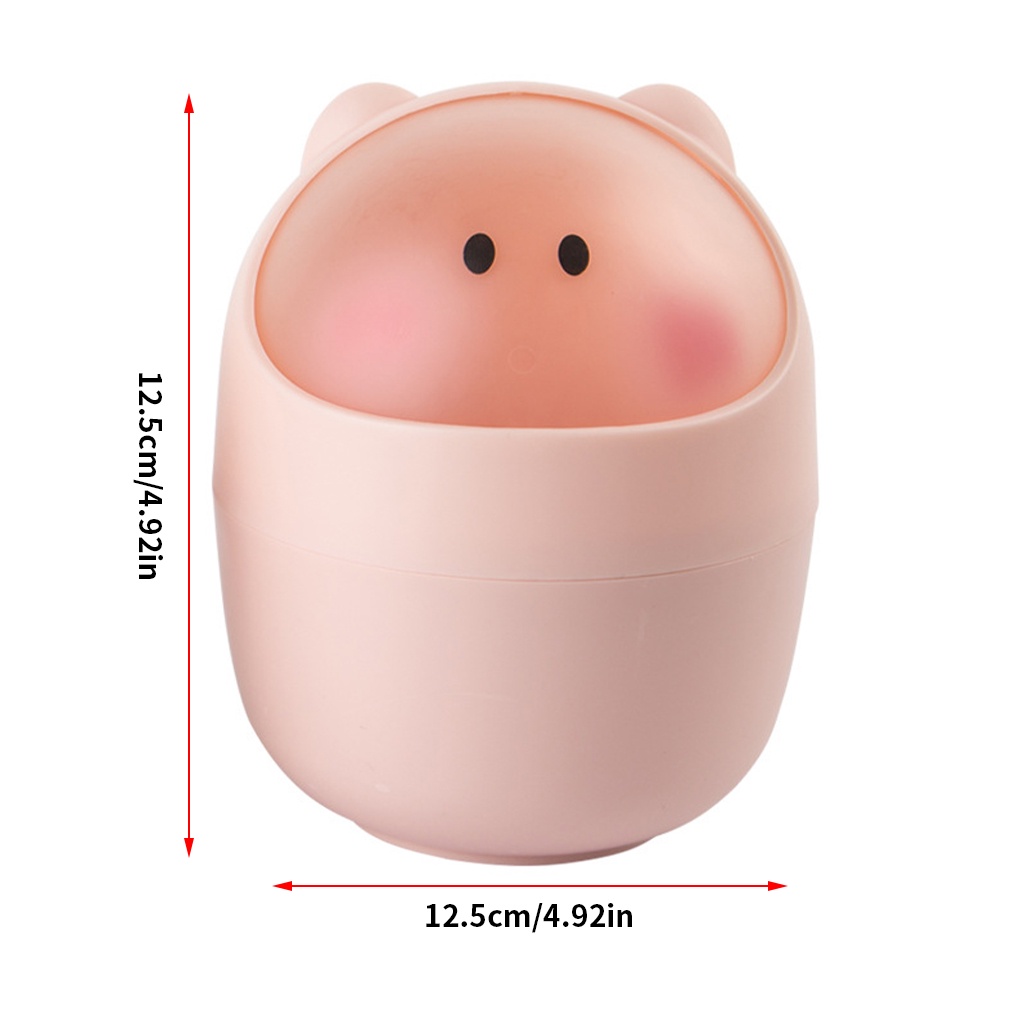 Thùng rác lật mini để bàn trang trí đẹp