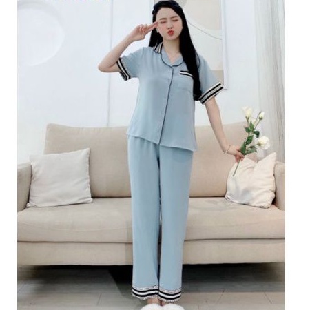 Bộ Đồ Ngủ Pijama Nữ Chất Mango Cao Cấp Hàng Có SizeGiảm 10K Đơn 200K