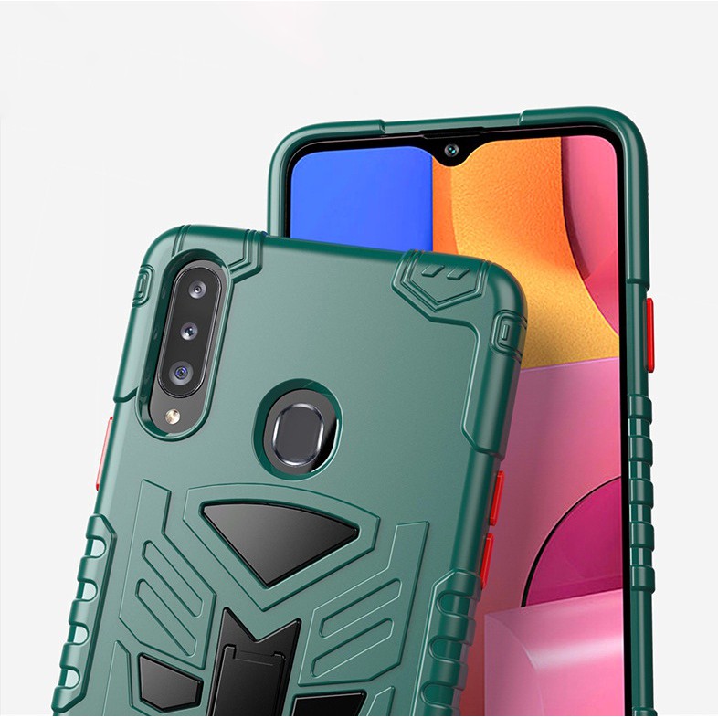 Ốp lưng siêu anh hùng Samsung A20s chống sốc giá đỡ cao cấp
