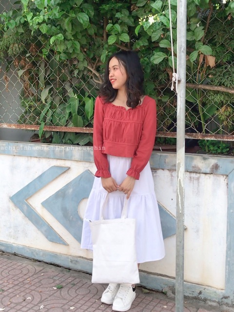 áo babydoll tay bồng