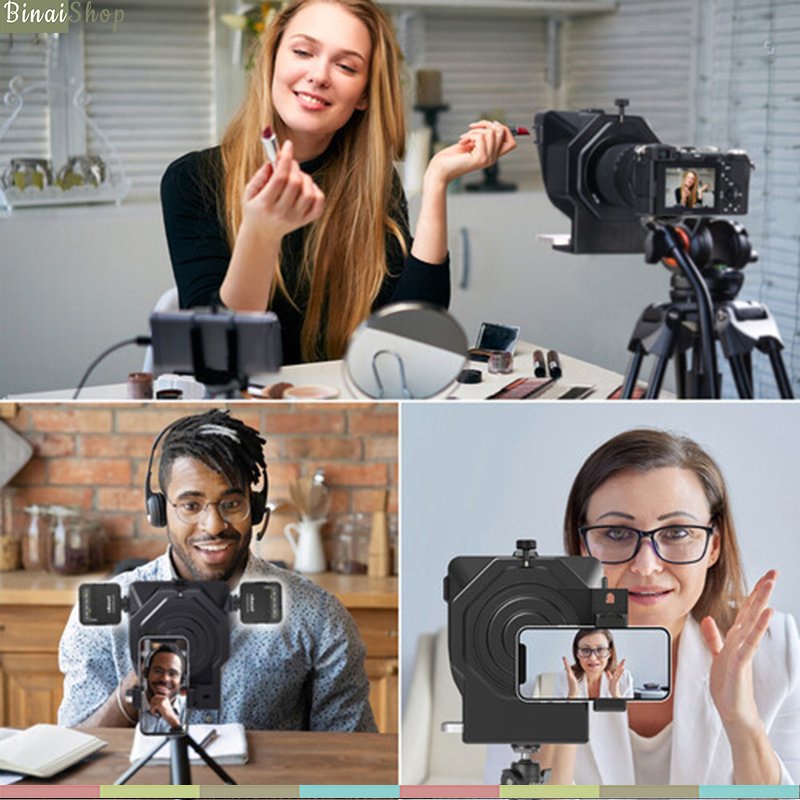 Ulanzi Teleprompter PT-15 - Máy Nhắc Chữ Mini Dùng Cho Điện Thoại, Máy Ảnh, Máy Quay