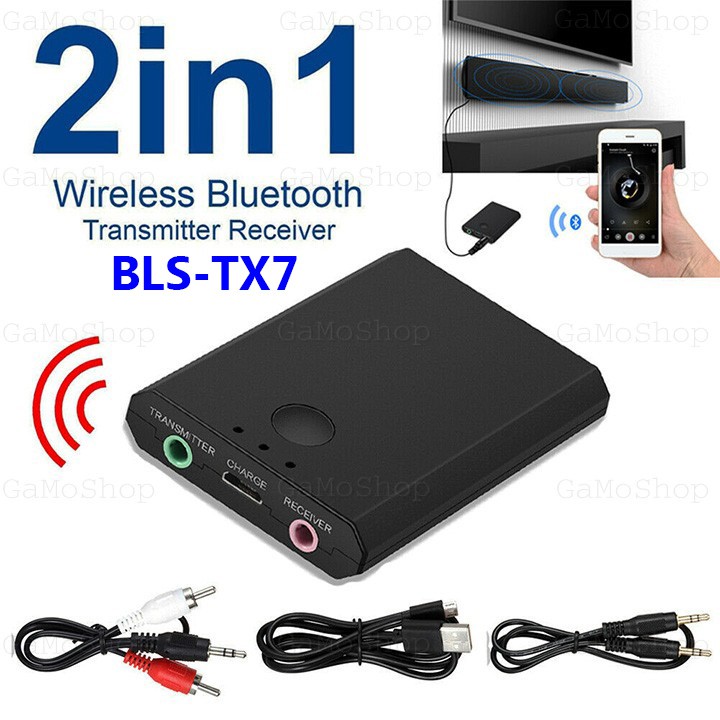 Thiết bị Phát và Nhận BLuetooth BLS-TX7 cho dàn âm thanh amply,loa, xe hơi