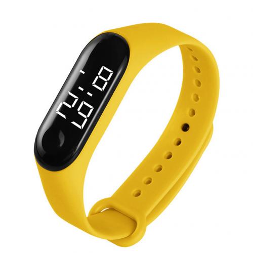 Đồng hồ đeo tay điện tử M3 có đèn LED màu trơn cho bé