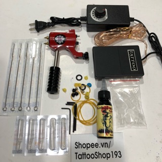 Bộ combo 1 máy xăm moto  đa chức năng