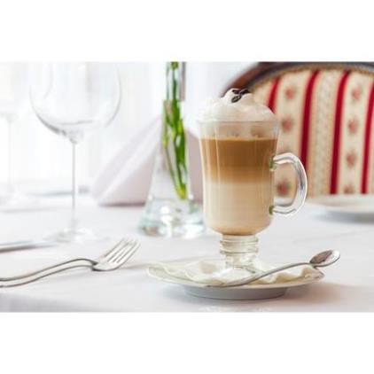 Bộ 6 Cốc Ly thủy tinh có quai Libbey Irish Coffee Thổ Nhĩ Kỳ 250ml đựng cafe cốt dừa, nước ép, sinh tố
