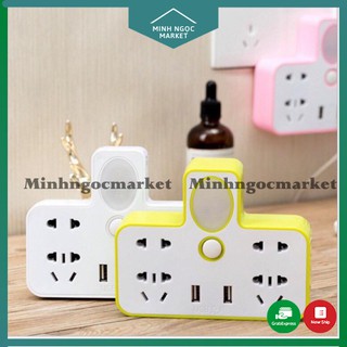  Ổ cắm điện thông minh có đèn 2 cổng sạc usb