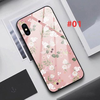 Ốp lưng kính Samsung Galaxy Note 8 Note 9 Note 10 Note 10 Plus in hình HOA