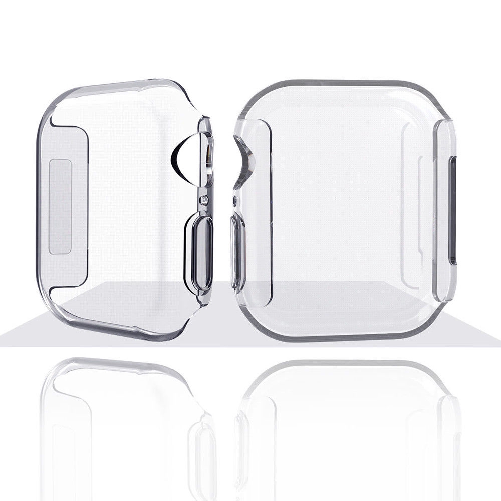 Ốp bọc mặt đồng hồ Compatible For Apple iWatch 40mm/44mm từ chất liệu TPU trong suốt