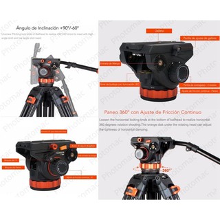 Chân máy quay Coman DF26 (Q7PLUS) + QUÀ TẶNG