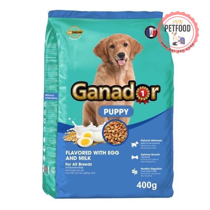 Gói 400gr Thức ăn cho chó Ganador