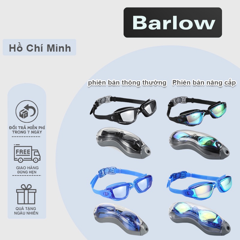 Kính bơi chống tia UV, kính bơi chống sương mù, kính tráng gương cho người lớn và trẻ em