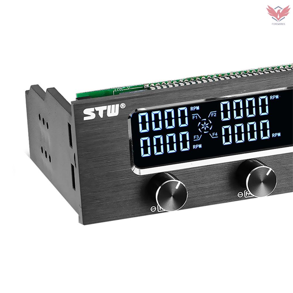 Bảng Điều Khiển Tốc Độ Quạt Tản Nhiệt Cpu 4 Kênh Đa Năng Có Màn Hình Lcd | BigBuy360 - bigbuy360.vn