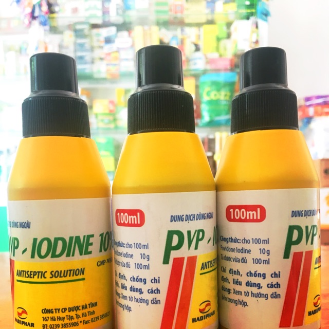 PVP- IODINE 10% ( DÙNG NGOÀI)
