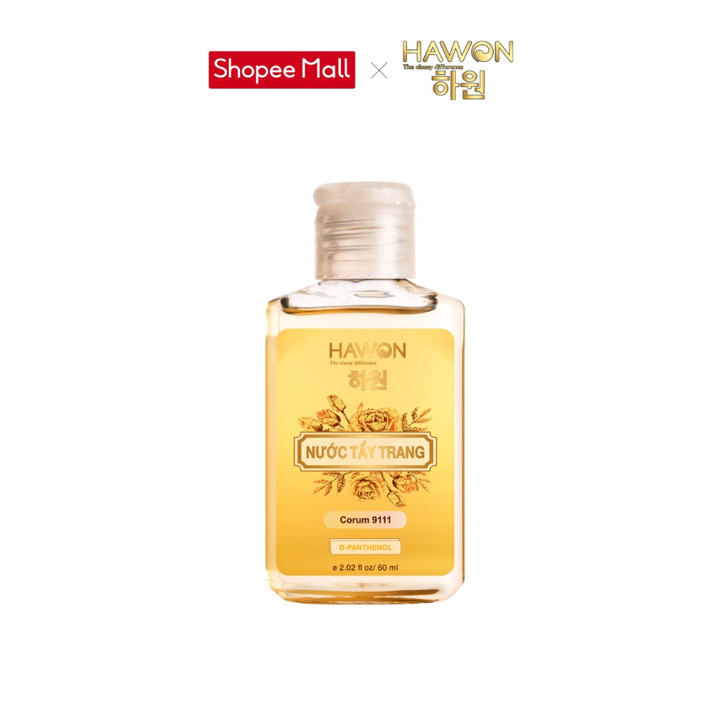 Nước làm sạch và tẩy trang cho mọi loại da HAWON - 60ml