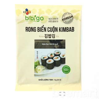 Rong biển cuộn Kimbab 10gr (5 lá)