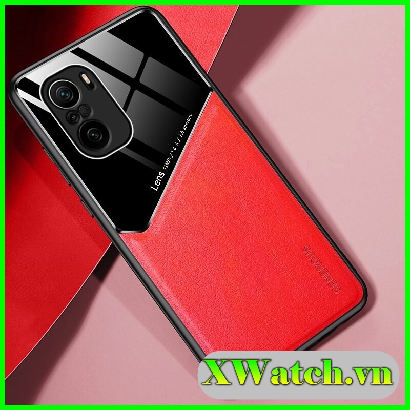 Ốp lưng Xiaomi Redmi Note 10 Note 10 pro K40 K40 pro Poco F3 k30 k30 5g k30 pro K30 ultra hiệu Lens giả da cao cấp